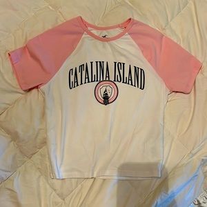 Hollister cropped tee/ size small